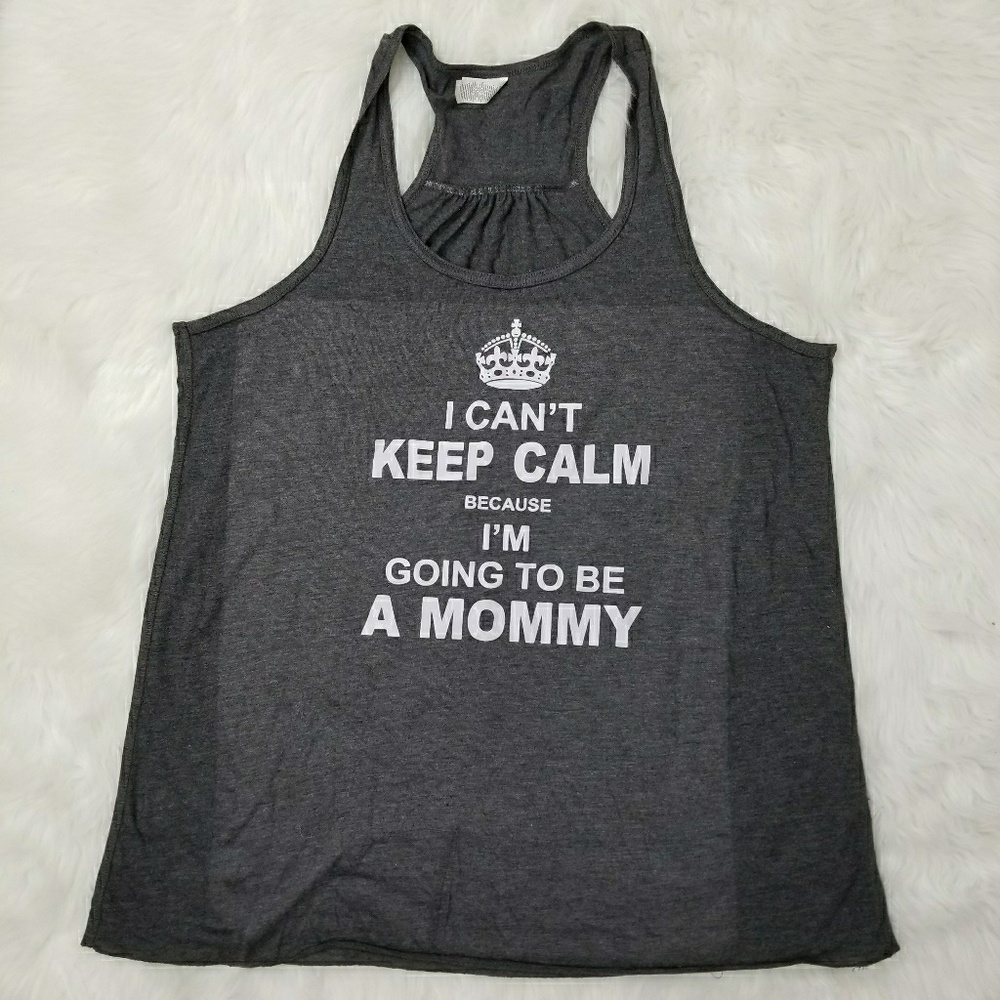 Pregnancy announcement tank womens 2XL EUC